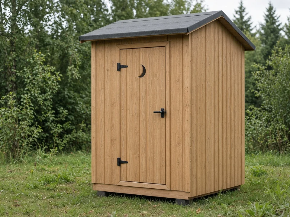 Дачный туалет 1×1